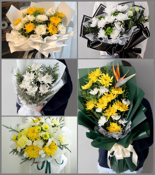 甘肃省定西漳县殪虎桥镇白事花束代送